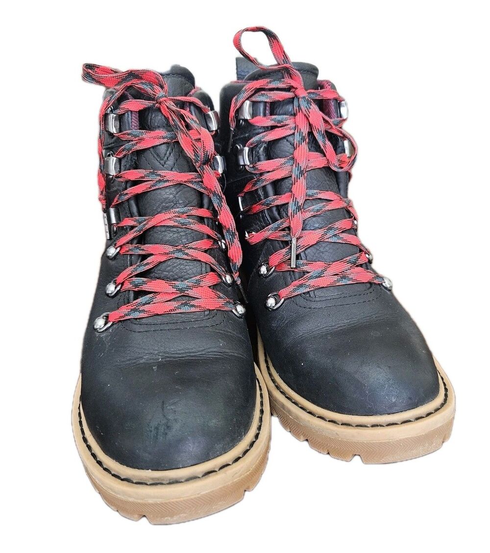 Toms Summit Combat Style Boot Lace Up Chunky Heel Womens Size 6.5 Hiking Boots - Picture 4 of 8